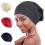 Stretchy Beanies Wide Brimmed Pull On Hat Comfortable-Pink 1