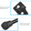 Single hole tube support bicycle stroller single support 12-26 inch folding side bracket single hole partial support + tools 5