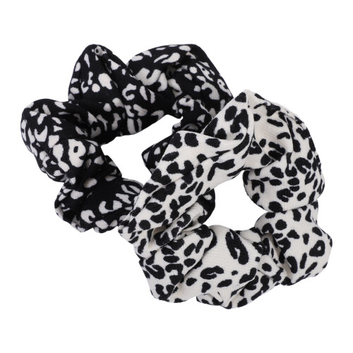 2St Elastische Haar Scrunchies Wit Voor Dagelijks Gebruik