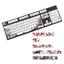 1Set Chic Muster Tastenkappen Austauschbare Tastatur Zubehör
