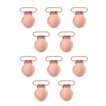 10St Ijzeren Baby Kledingsluiting Rond Duckbill Strap Clips