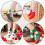 5Paare Kinder Weihnachtssocken Bunt Warm 4