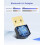 Adaptor Bluetooth USB - 5.4 - Dongle Bluetooth - Compatibil cu PC - Transfer audio stabil - Anti-interferențe 5
