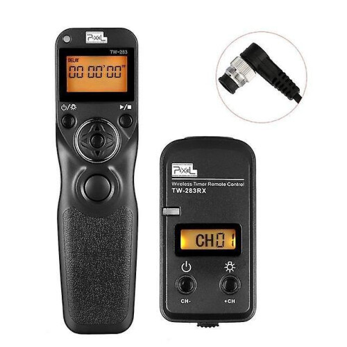 (Tw283-dc0) Pixel Tw-283 Wireless Timer Remote Control Shutter Release (dc0 Dc2 N3 E3 S1 S2) Cable For Canon Nikon Sony Camera Tw283 Vs Rc-6