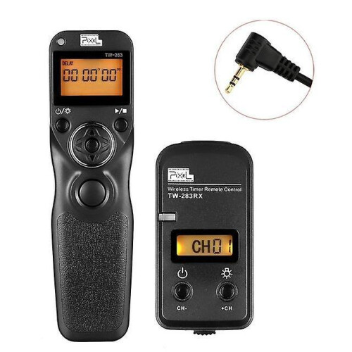 (Tw283-e3) Pixel Tw-283 Wireless Timer Remote Control Shutter Release (dc0 Dc2 N3 E3 S1 S2) Cable For Canon Nikon Sony Camera Tw283 Vs Rc-6