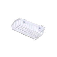 (Light green) Bathroom Shelf 26*10*6cm Adhesive Storage Rack Hooks Kitchen Home Decoration Corner Shower Shelf Rack Storage Rack Accessories