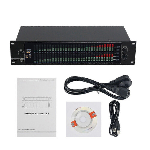 Eq-323 Dual 31-band Graphic Equalizer Spectrum Digital Equalizer for Stage Js