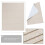 10Sheets Blanko Ölmalerei Für Künstler Beige Baumwolle 6