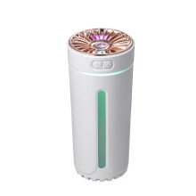 Ultrasone mini draagbare luchtbevochtiger met koele mist, USB-aansluiting, automatische uitschakeling en kleurrijk LED-licht, stille werking voor