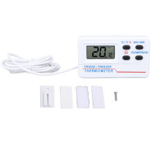 Thermomètre numérique pour réfrigérateur avec alarme de température, moniteur de température précis et facile à utiliser, fixation