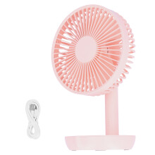 Ventilador oscilante USB, ventilador de mesa, ventilador de coluna dobrável, ventilador portátil com pedestal, ventilador silencioso com