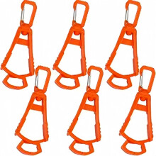 Többfunkciós kesztyűcsipeszek, kültéri kesztyűtartó 360-ban forgatható akasztóval, tartós és könnyű csiptető hátizsákhoz, övhöz,