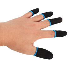 18-Pin Carbon Fiber Finger Sleeves For PUBG Mobile Games Press Screen Finger Sleeves(32 Pcs)