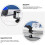 2St Headset Houder Metalen Haak Sterk Zwart 5