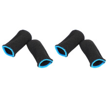 18-Pin Carbon Fiber Finger Sleeves for PUBG Mobile Games Contact Screen Finger Sleeves(24 Pcs)