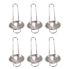 6X Stainless Steel Spoon Rest Holder,Long Handle Vertical Saving Soup Ladles Holders Ladle Rest Soup Ladle Holder