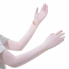 Lange, zonwerende handschoenen met ijzige mouwen, geïntegreerde UV-bescherming, ademende dunne ijzige zijden handschoenen voor het rijd