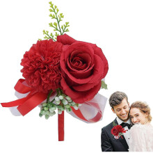 Wedding Boutonniere - Rose Boutonniere for Wedding,mother Of The Bride Boutonniere for Wedding Ceremony Anniversary, Formal Dinner Party
