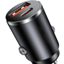 Autolader geschikt voor 100W supersnel opladen, onzichtbare autolader met treklipje, autolader voor mobiele telefoons, sigarettenaanste