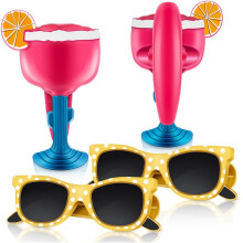 8X Beach Towel Windproof Clips for Beach Chairs Patio and Pool Accessories Cartoon Cocktail Glasses Towel Clips for Home