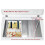 2X Freeze Hanging Basket Refrigerator Bottle Organizer with Refrigerator Separating Container Handle for Sorting 2
