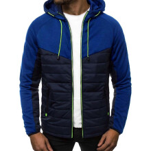 (4XL, Auburn) Winter New Men Solid Color Parkas Quality Mens Stand Collar Warm Thi