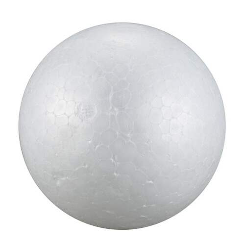 40 x Décoration de Noël Modeling  Mousse de Polystyrène Sphérique 10cm --- Blanc