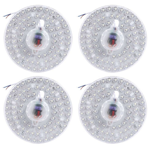 4X Led Ceiling Light Module Light Source 36W Round High Brightness Lighting Indoor Ceiling Light Cold White