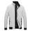 (L, Blue) New Spring Men Jacket Coats Casual Solid Color Jackets Stand Collar Me 1