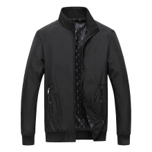 (XL, Beige) New Spring Men Jacket Coats Casual Solid Color Jackets Stand Collar Me