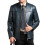 (Xl, Blue) Tywin Mens Sheepskin Parka Leather Coat 1