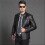 (L, Black) Tywin Mens Sheepskin Parka Leather Coat 1