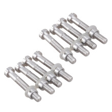 8Pcs M2.5X18.5mm Turntable Phonograph Screws,Hardware Replacement Headshells Cartridge Stylus Mounting