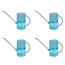 4X Blå Vattenkanna, 1,5 L Vattenkanna med Stor Kapacitet, Vattenkanna med LåNg Pip med LäCkagesäKer Packning, för Suckulenter