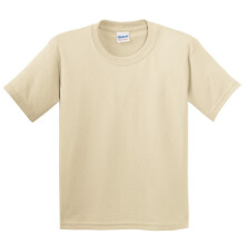 (2-4 Year, Sand) Gildan Childrens Unisex Soft Style T-Shirt