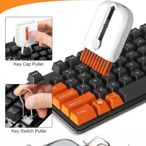Laptop, Phone, and Electronics Cleaning Kit with Spray, Microfiber Cloth, Brush, 21 Tools (Triangle) 2