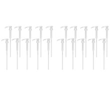20PCS Café Leite Chá Dispensador Bomba de Xarope Dispensador LíQuido para Dispensador de Xarope Bomba Dispensador de Ferramentas de Cozinha, Branco