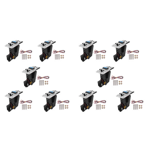 10X Multi Coin Acceptor Electronic Roll Down 4P Port Electronic Coin Selector Vending Machine Arcade Game Ticket