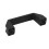 5X Black 90 mm 8.9 cm Hole Spacing Plastic Cabinet Drawer Pull Handle 4