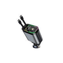 Le chargeur de voiture B1 Starry Sky Top, un best-seller, est doté d'un câble rétractable et est entièrement compatible avec la charge