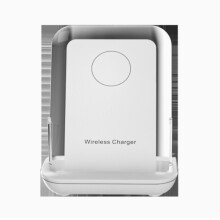 Chargeur sans fil magnétique 15 W, charge rapide 65 W, support vertical de bureau pour téléphone portable, éclairage amplifié en crista