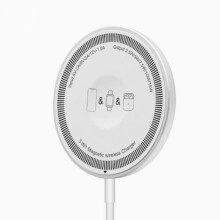 Magnetisches 3-in-1-Ladegerät mit kabelloser Ladefunktion, geeignet für Apple Watch 17 Pro Max und Kopfhörer, Pop-up-Ladegerät, 15 W ka