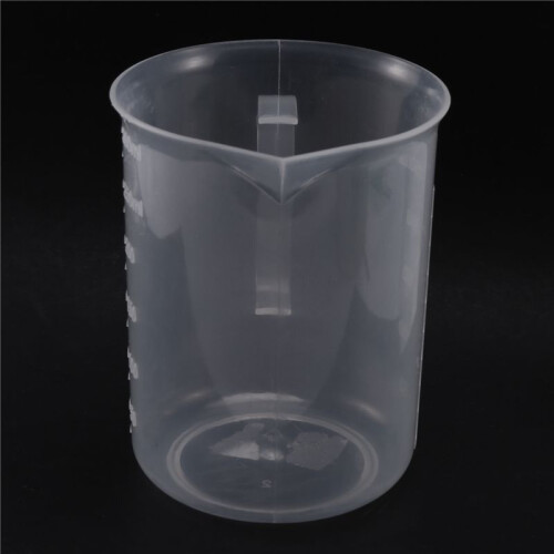 5X Measuring Jug 250mL Graduated Beaker Clear White Plastic Cup