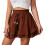 Skirts for Women  Casual  Beach Ruffle Flowy Skorts Swing-Red S 1