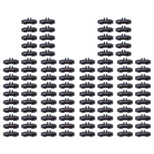 100 Pcs 11/8 Pulgada To 7/4 Pulgada Hose Connector Irrigation Tubing Drip Irrigator Garden And Watering Connector