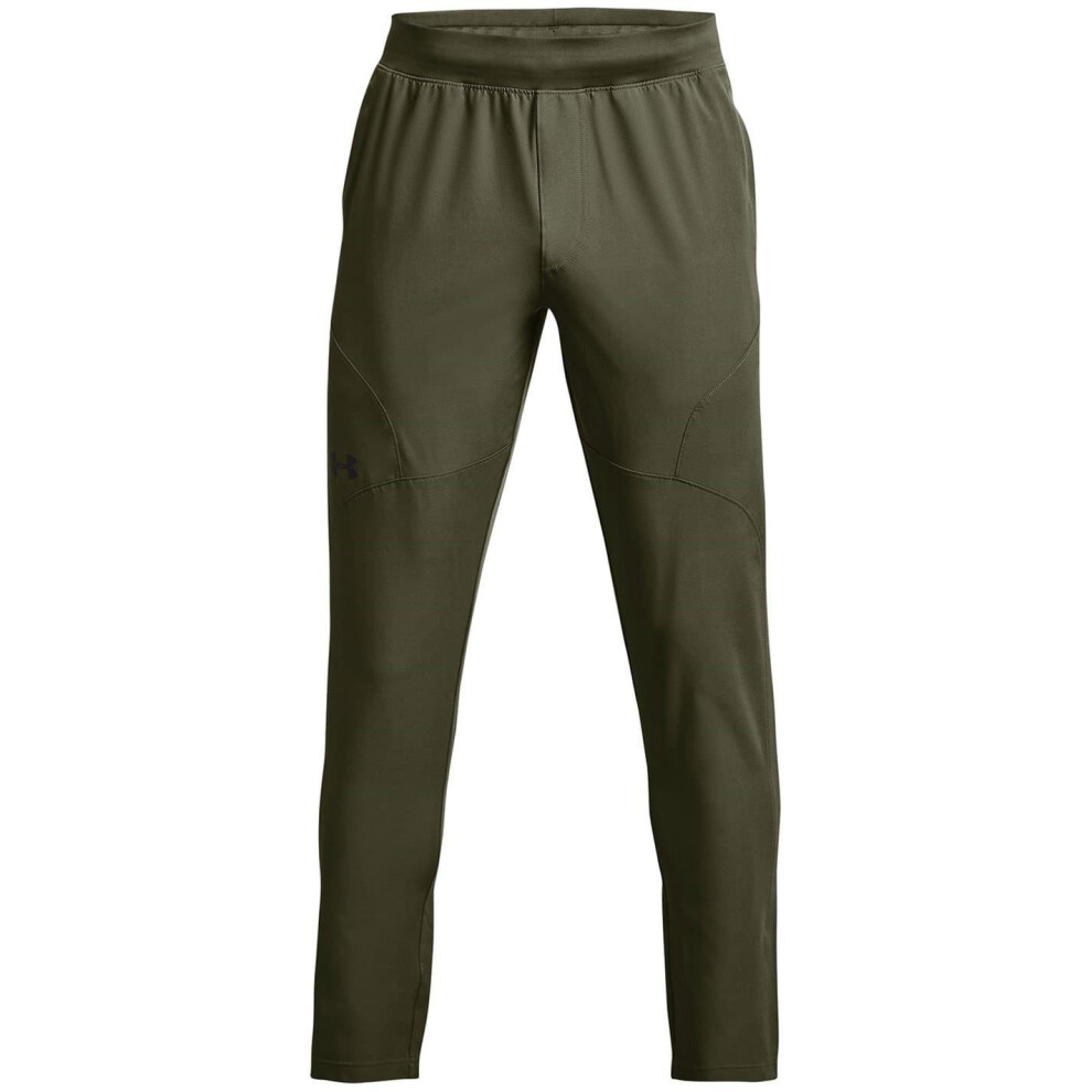 Under Armour (L, Green) Mens Unstoppable Tapered Jogging Bottoms