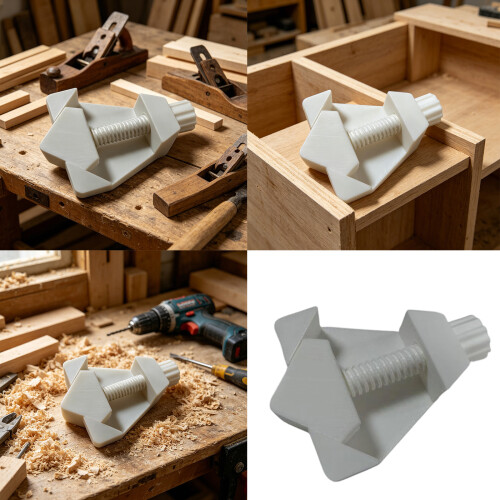 La pince à angle droit compacte, facile à utiliser,-Blanc 2