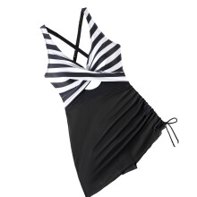 Maillot de bain élégant, maillot de bain à la mode,-Noir L