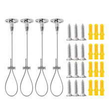 Adjustable Steel Wire Rope Hanging Cable with Secure Lock-1.5m