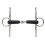 (4.5in, Black/Silver) Shires Horse Full Cheek Snaffle Bit 1